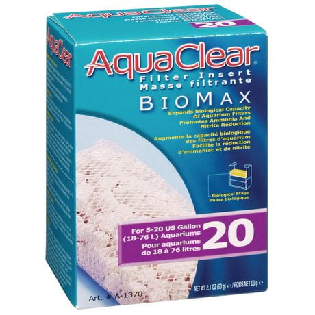 AquaClear 20 Bio-Max Insert ,60g  (2.1 oz)