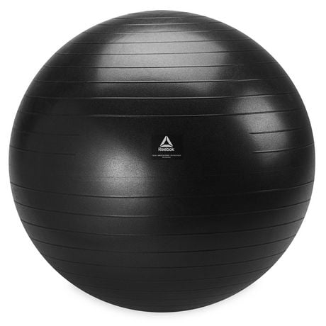 Reebok Delta ballon d'équilibre lesté de 75 cm, grand, pompe incluse Différentes tailles disponibles