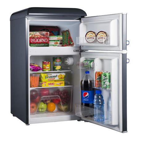 Galanz 3.1 cu ft Retro Fridge Black | Walmart Canada