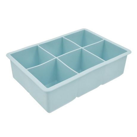 Mainstays Plastic Ice Cube Maker, 6.6 inch x 4.5 inch x 2 inch, 1 Piece, Colors may vary