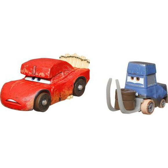Pack de 2 personnages McQueen & Dino Pitty de Cars 3 de Disney•Pixar