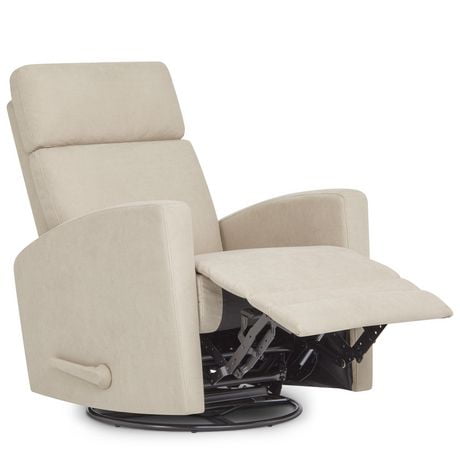 Dream On Me Chatham Plus Swivel Glider, Recliner in Leatherette