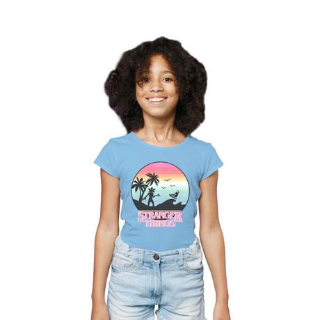 <br>Stranger Things T-shirt à manches courtes pour filles