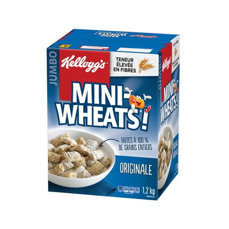 Kellogg's Mini-Wheats Cereal Original, 1200g Jumbo | Walmart Canada