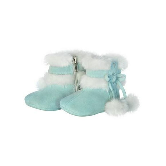 MoccasinZ Botte Pom Pom Vert
