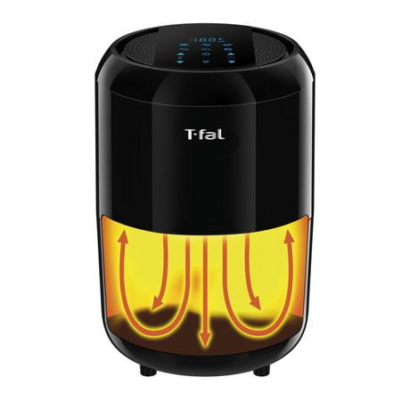 T-FAL Easy Fry Compact Duo Precision Air Fryer, Black | Walmart Canada