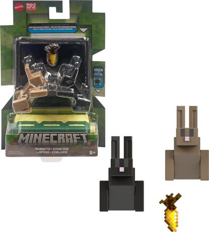 Minecraft Toys 3.25-inch Action Figures Collection Deco Rabbit ...