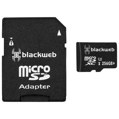 blackweb 256 GB microSDXC U3 Memory Card  BWA21PHM003C-Black