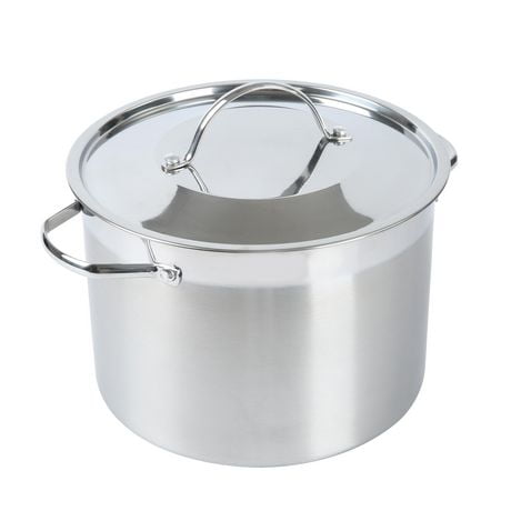 Mainstays 8 QT Stainless Steel Stockpot, MS 8QT Stainless Steel pot