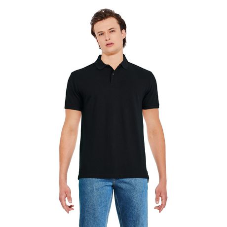 George Men's Short Sleeve Solid Pique Polo | Walmart Canada