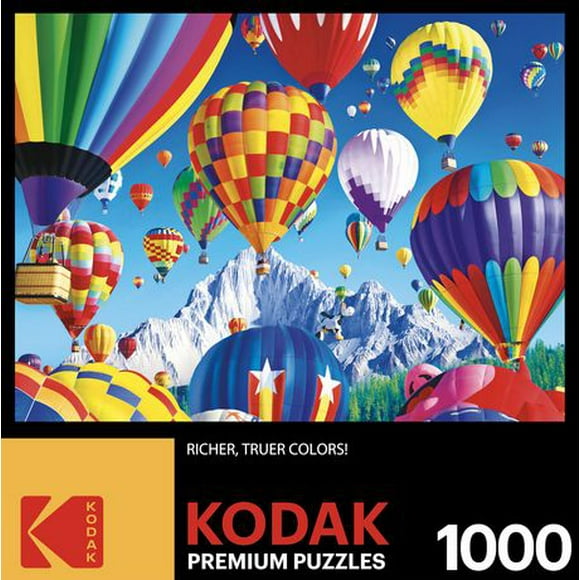 Kodak 1000pc Puzzle - Balloons over the Mountain