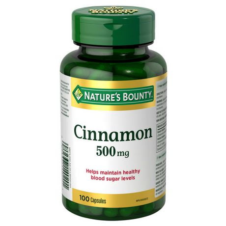 Nature's Bounty Cinnamon, 100 Capsules