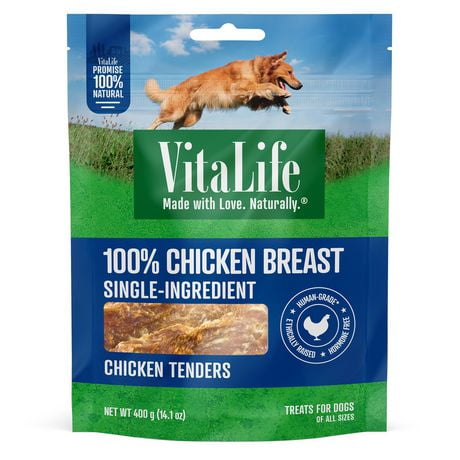Gâteries naturelles au poulet VitaLife pour chiens 400g