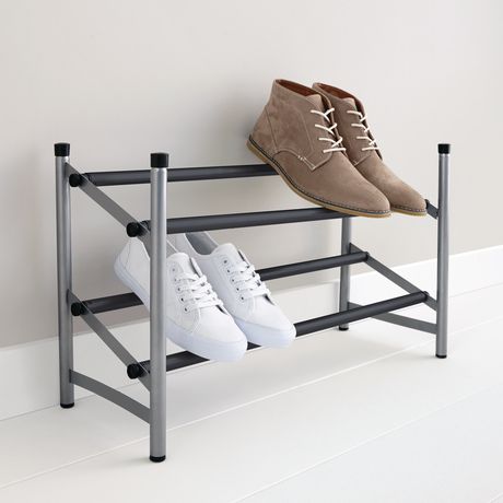 Mainstays 2 Tier Expandable Shoe Rack Walmart Canada