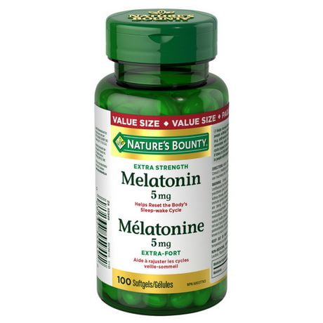 Nature's Bounty Quick Dissolve Melatonin 5 mg Value Size | Walmart Canada