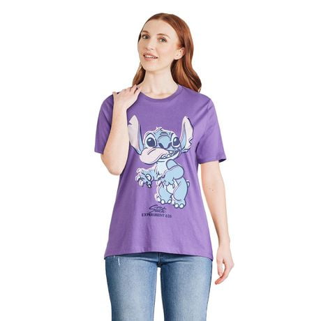 Disney Women's Lilo and Stitch Boyfriend Fit Tee