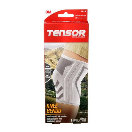 Tensor™ Knee Brace With Side Stabilizers, M, Knee Brace