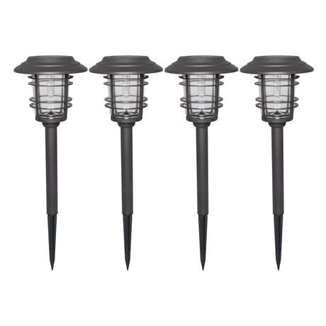 Hometrends 20L Solar Pathway Light, Brown (4-Pack) | Walmart Canada