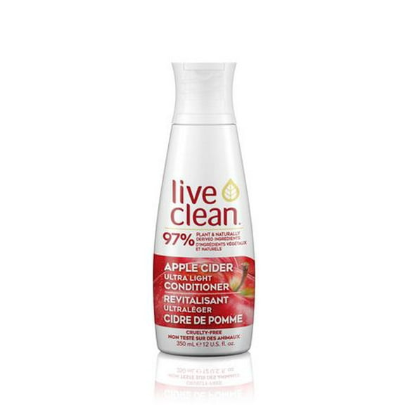 Live Clean Apple Cider Ultra Light Conditioner, 350 mL, Conditioner