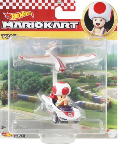 Hot Wheels Mario Kart Toad P-Wing Plane Glider | Walmart Canada