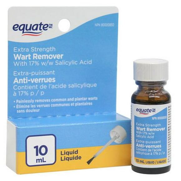 Equate Extra Strength Liquid Wart Remover, 10mL Liquid