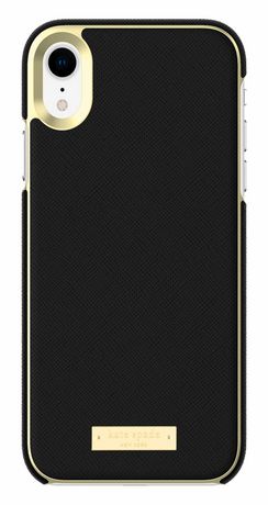 kate spade saffiano black iphone case