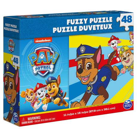 PAW Patrol 48-Piece Fuzzy Puzzle, for Kids Ages 4 and up | Walmart Canada