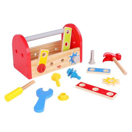 Tooky Toy Fun and Educational Wooden Fix-It Tool Box