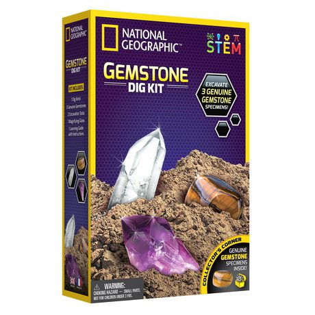 National Geographic Mega Gemstone Mine – Déterrez Jusqu'à 15