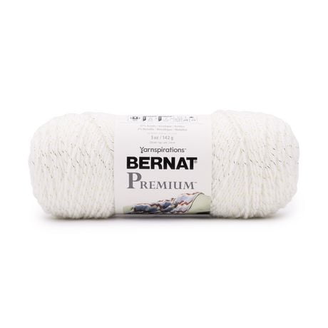 Bernat® Premium™ Sparkle Yarn, Acrylic #4 Medium, 5oz/142g, 258 Yards, Acrylic #4 Medium Yarn