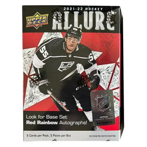 2021-22 Upper Deck Allure NHL Hockey Trading Cards Blaster Box | Exclusive 2005 Shield Parallel!