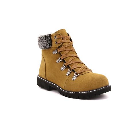 BARBO Amy Women's Suede Winter Boot with Retractable Cleats | Walmart ...