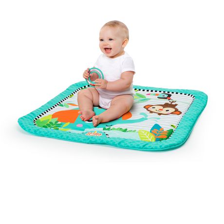 Bright Starts - Zig Zag Safari Activity Gym Play Mat | Walmart Canada