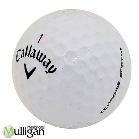 12 Balles Callaway Chrome Soft, #10177 12 balles de golf recyclées