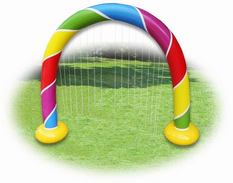 inflatable rainbow sprinkler walmart