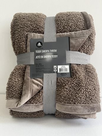 TEDDY SHERPA THROW - Walmart.ca