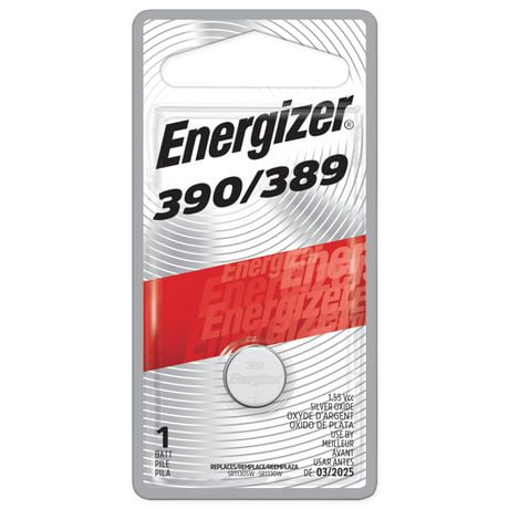 Energizer 389 Silver Oxide Button Battery, 1 Pack, Pack of 1 battery