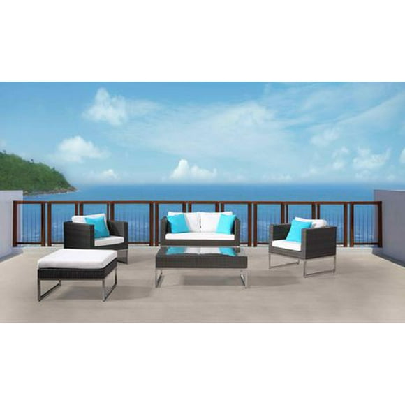 Capriasca 5pc. Modern Outdoor Conversation Set