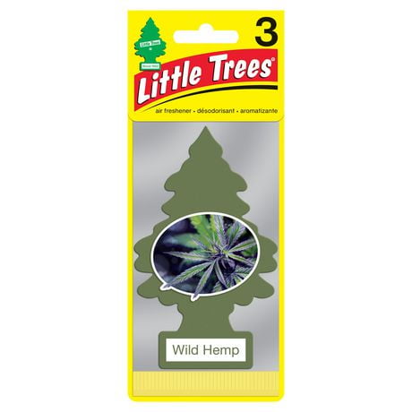 LITTLE TREES air freshener Wild Hemp 3-Pack, LT Wild Hemp 3-Pack