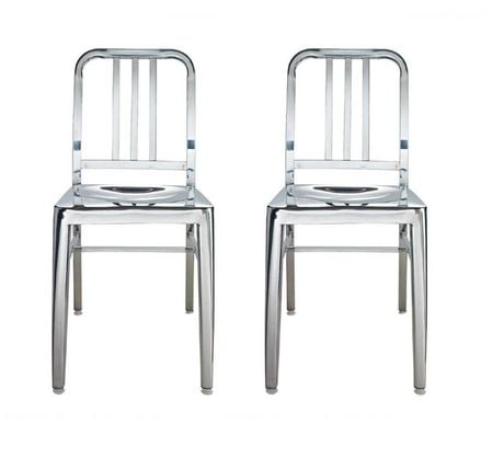 Heavenly Collection Stainless Steel Dining Chair | Walmart Canada