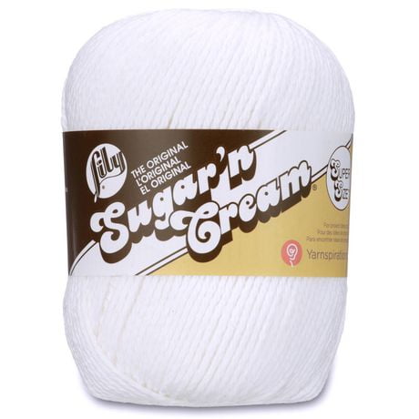 Lily Sugar'n Cream® Super Size Yarn, Cotton #4 Medium, 4oz/113g, 200 Yards