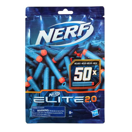 Recharge de 50 fléchettes Nerf Elite 2.0 À partir de 8 ans