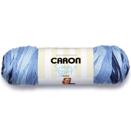 Caron® Fil Simply Soft® Ombre™, Acrylique #4 Moyen, 5oz/141g, 235 Yards