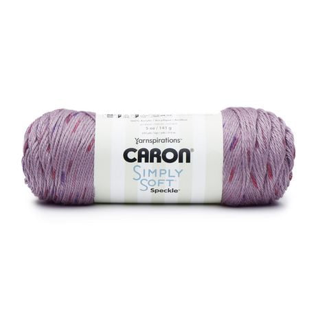 Caron® Fil Simply Soft® Speckle™, Acrylique #4 Moyen, 5oz/141g, 235 Yards