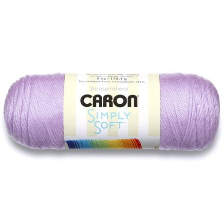 Caron® Fil Simply Soft®, Acrylique #4 Moyen, 6oz/170g, 315 Yards