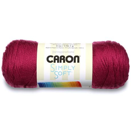 Caron® Simply Soft® Yarn, Acrylic #4 Medium, 6oz/170g, 315 Yards