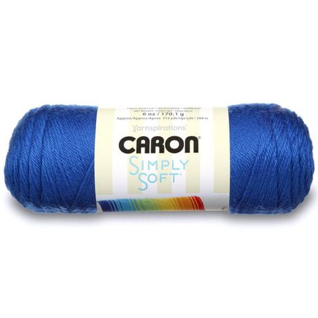 Caron® Fil Simply Soft®, Acrylique #4 Moyen, 6oz/170g, 315 Yards