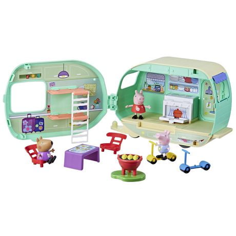 Peppa Pig Peppa's Caravan Playset, Ages 3 and up