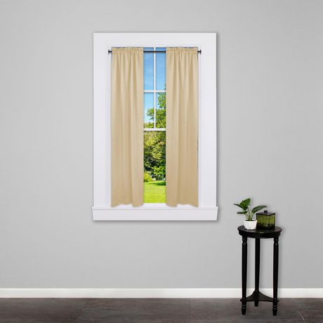 Screw Mount Satin Pewter Tension Curtain Rod 2 in 1 Spring Doorway Window 