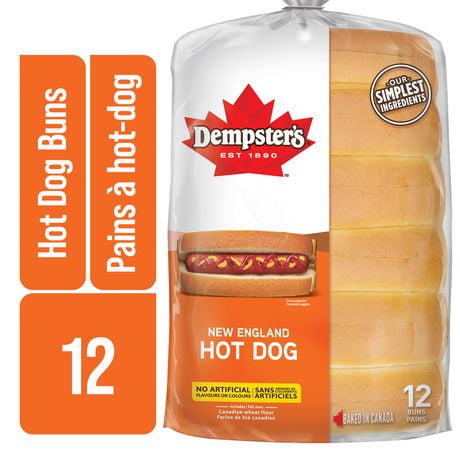 Pains à hot-dog style New England Dempster’s® Emb. de 12